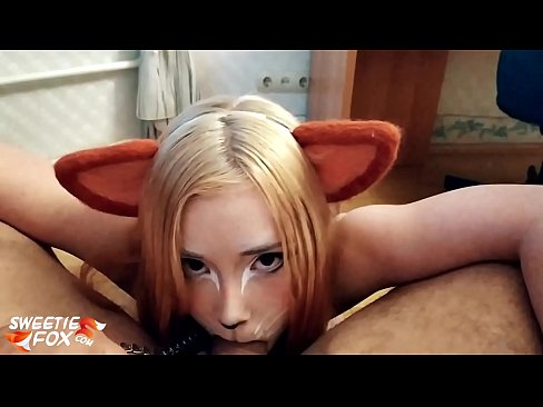 ❤️ Kitsune slikke dick en cum yn har mûle ️ Porno by wy